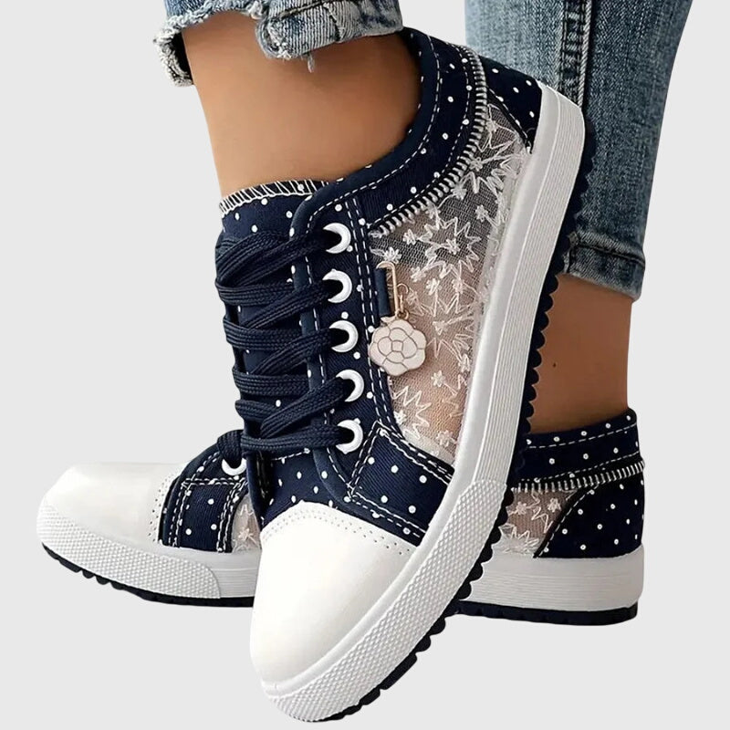 Women's Lace Up Low Top Sneakers