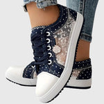 Women's Lace Up Low Top Sneakers