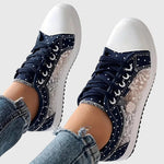 Women's Lace Up Low Top Sneakers