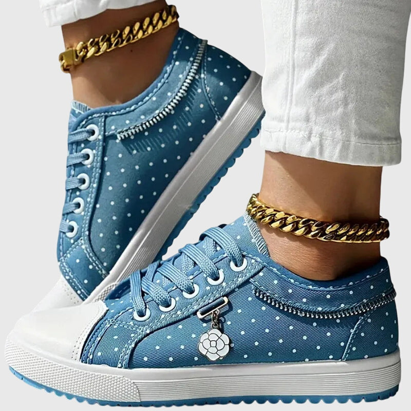 Women's Lace Up Low Top Sneakers