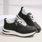 Women’s Lace Up Side Zipper Platform Sneakers