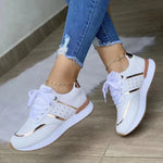 Women's Lace Up Thick Sole Sneakers
