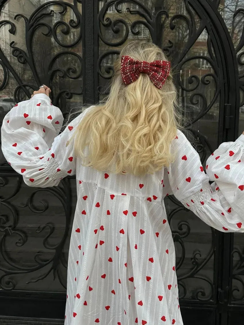 Women’s Long Sleeve Button Front Maxi Summer Dress