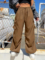 Women’s Loose Fit Cargo Parachute Pants