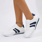 Women's Low Top Platform Lace Up Sneakers
