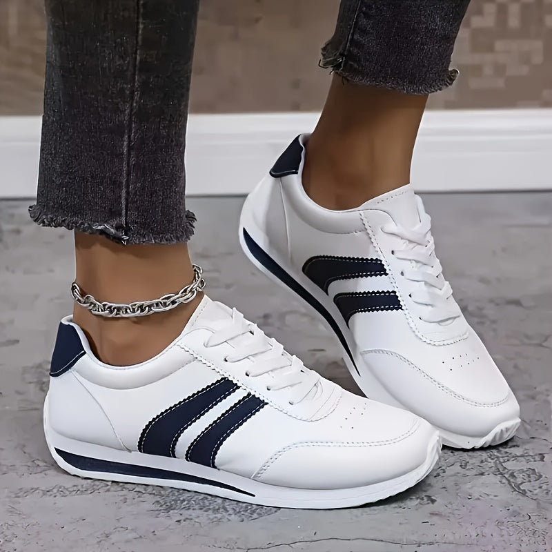 Women's Low Top Platform Lace Up Sneakers