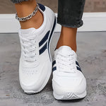 Women's Low Top Platform Lace Up Sneakers