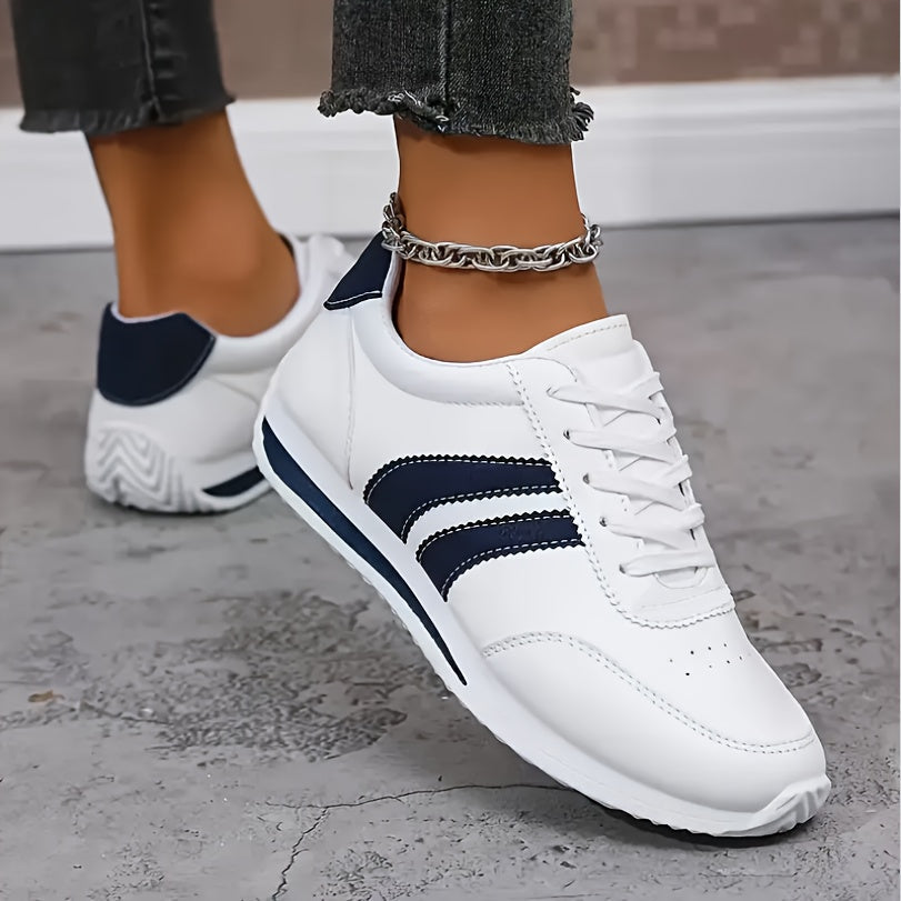 Women's Low Top Platform Lace Up Sneakers
