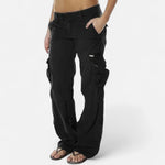Women's Multi-Pocket Loose Leg Utility Cargo Pants