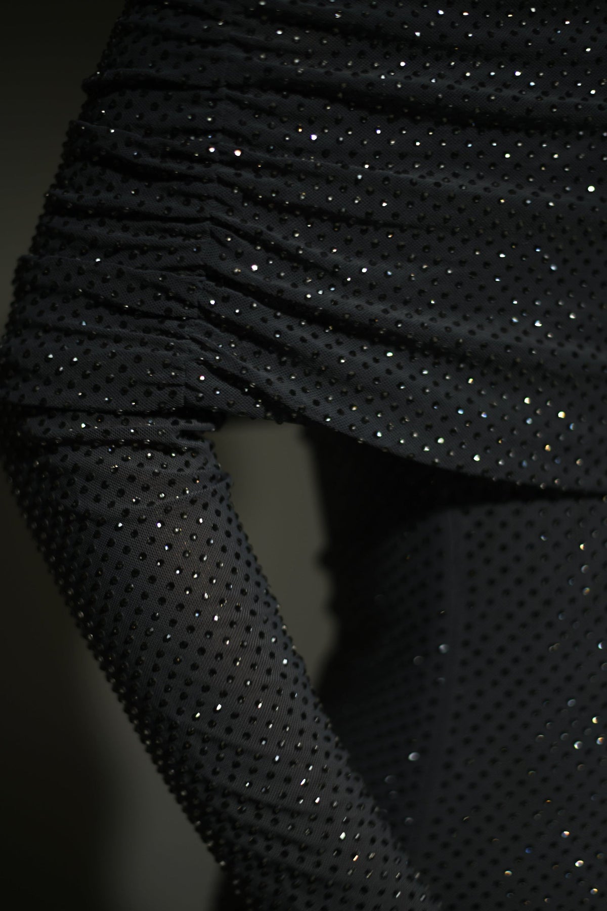 Women's Off Shoulder Long Sleeve Glitter Evening Maxi Dress
