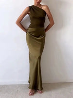 Women’s One Shoulder Maxi Formal Evening Dress