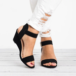 Women's Open-Toe Ankle Strap Wedge Sandals