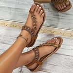 Women’s Open-Toe Toe Post Flat Sandals