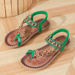 Women’s Open-Toe Toe Post Flat Sandals