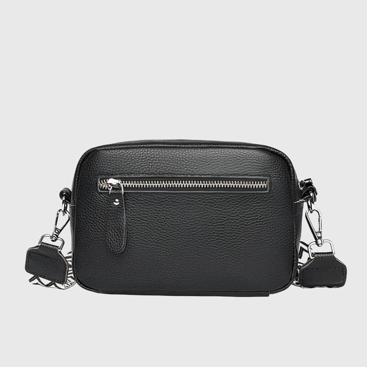Women's Patterned-Strap Shoulder Bag