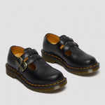 Women's Perforated Double Buckle Round Toe Mary Jane Shoes