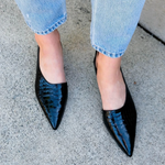 Women's Pointed Toe Slingback Block Heel Sandals