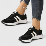 Women's Retro Striped Low-Top Sneakers