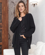 Women’s Ribbed Button Front Cardigan