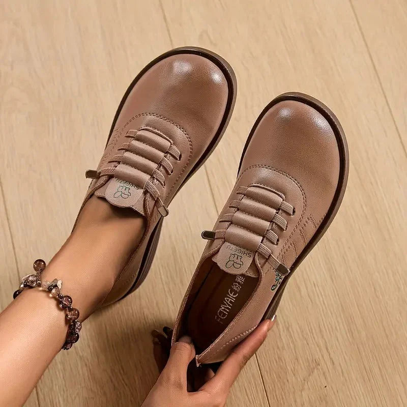 Women's Round-Toe Lace Up Shoes