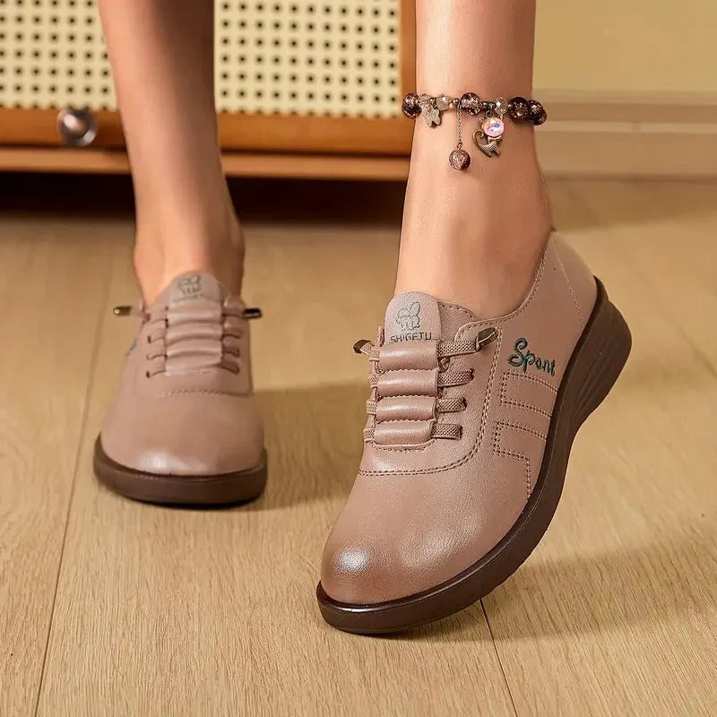 Women's Round-Toe Lace Up Shoes