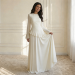 Women's Ruffle-Trim Flare-Sleeve Maxi Dress