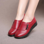 Women's Side Zip Low Heel Loafers