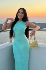 Women's Sleeveless Maxi Beach Wedding Guest Dress