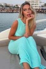 Women's Sleeveless Maxi Beach Wedding Guest Dress