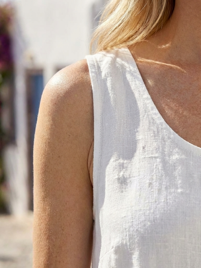 Women’s Sleeveless Scoop Neck Maxi Sundress