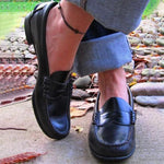 Women's Slip On Flat Leather Loafers