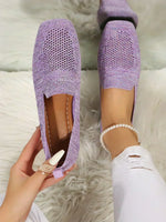 Women's Slip On Flat Mesh Shoes