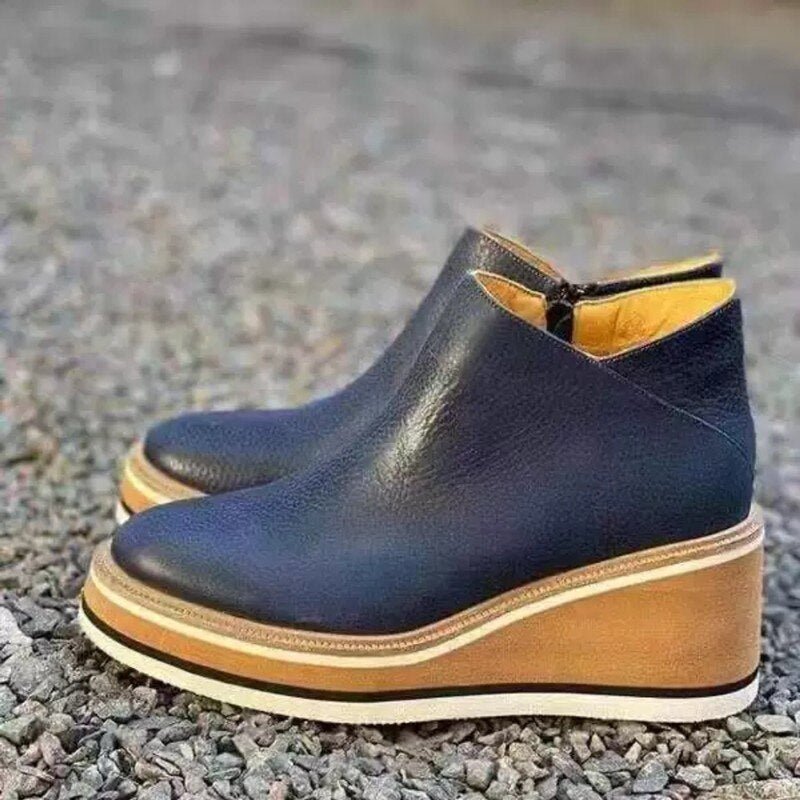Women’s Slip-On Platform Ankle Boots