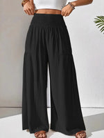 Women’s Smocked Waist Wide Leg Lounge Pants
