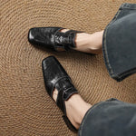 Women's Square Toe Block Heel Mule Shoes