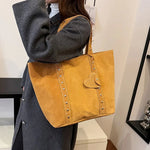 Women’s Stud Detail Shoulder Tote Bag