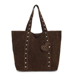 Women’s Stud Detail Shoulder Tote Bag