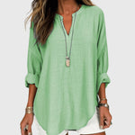 Women's Three Quarter Sleeve V-Neck Shirt