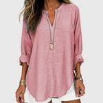 Women's Three Quarter Sleeve V-Neck Shirt