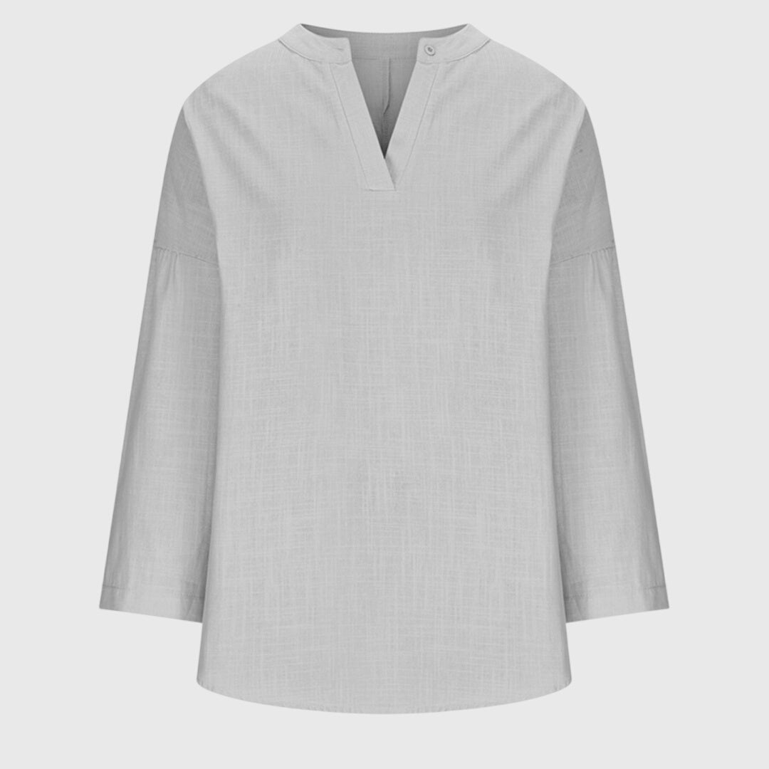 Women's Three Quarter Sleeve V-Neck Shirt
