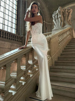 Women's Two Piece Strapless Wedding Guest Set
