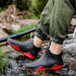 Women’s Waterproof Slip-On Rain Ankle Boots