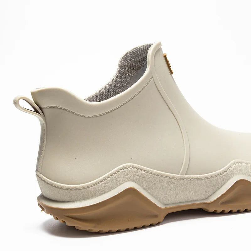 Women’s Waterproof Slip-On Rain Ankle Boots
