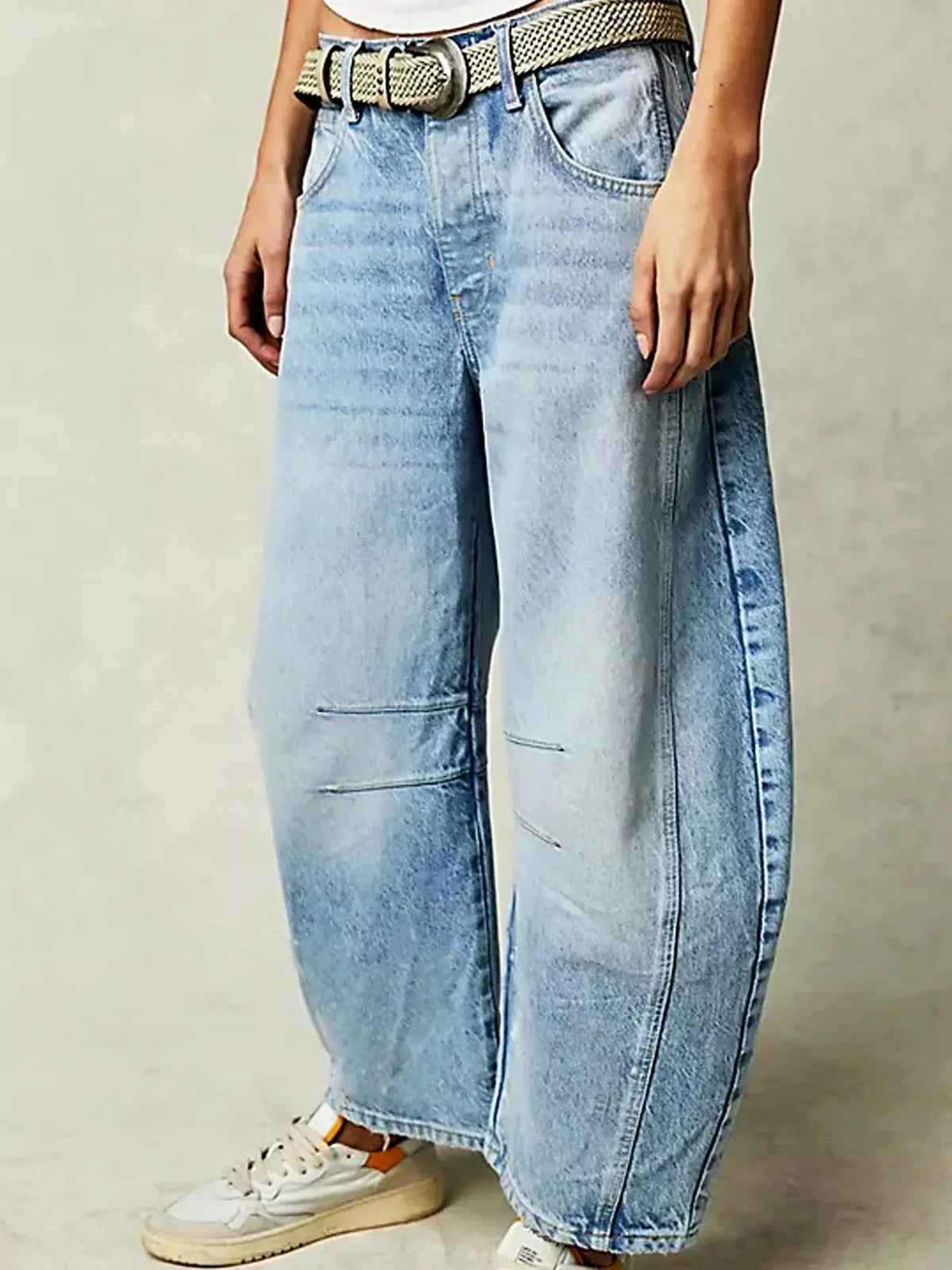 Women’s Wide Leg High Waisted Denim Jeans