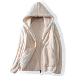 Women's Zip-Front Patch-Pocket Fleece Hoodie